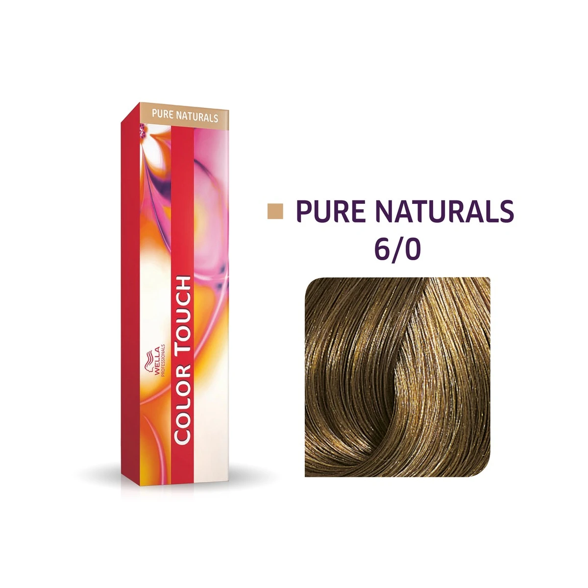 Wella Professionals 6/0 тёмный блонд, крем-краска для волос Color Touch, 60 мл