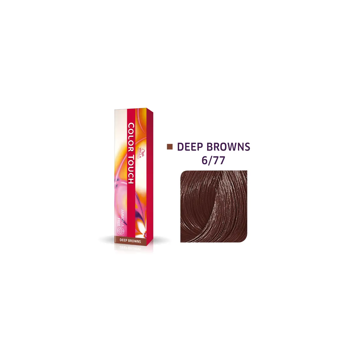 Wella Professionals 6/77 кофе со сливками, тонир. крем-краска д/волос без аммиака Color Touch, 60 мл