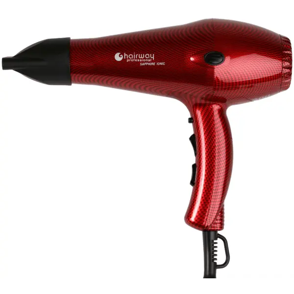 Купить Фен профессиональный HAIRWAY Hairway Sapphire Ionic красный 1900-2100 W Hairway Фен профессиональный HAIRWAY Hairway Sapphire Ionic красный 1900-2100 W
