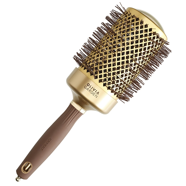 OLIVIA GARDEN Термобрашинг EXPERT BLOWOUT SHINE Wawy Bristles Gold&Brown, 65 мм, (золотой) Olivia Garden