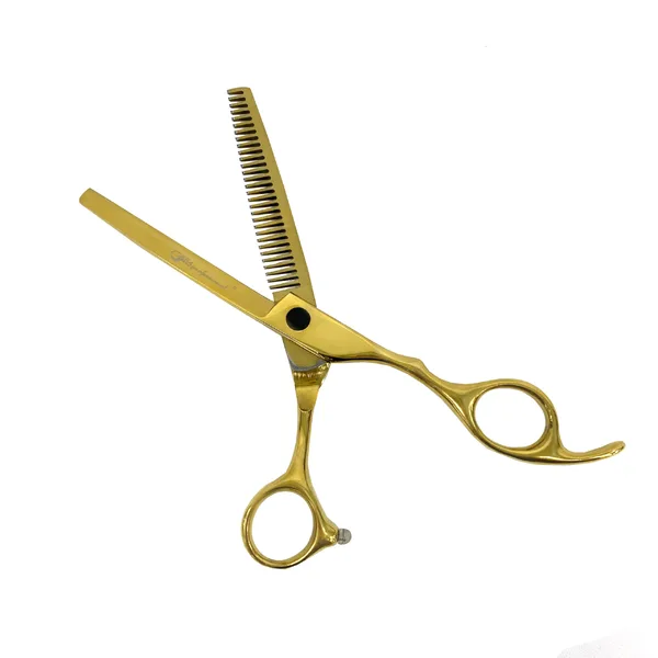 Gera Professional Ножницы филировочные CBGF-600/30, Золотистый GERA Professional
