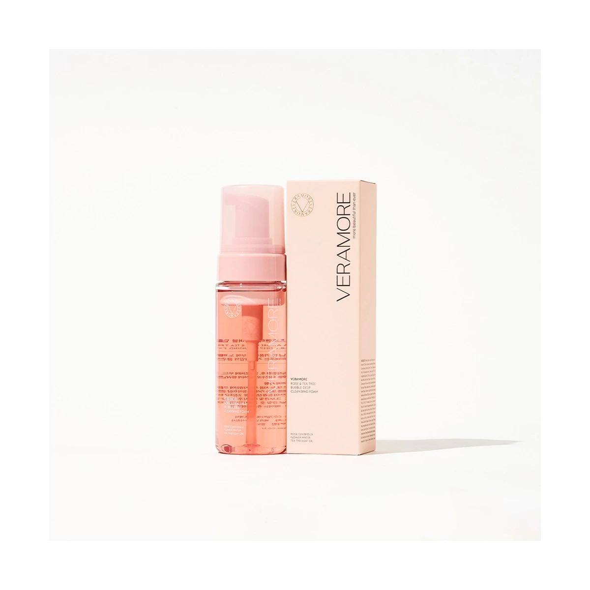 Купить Очищающая пенка для лица VERAMORE ROSE&TEA TREE BUBBLE DEEP CLEANSING FOAM, 150 мл VERAMORE Очищающая пенка для лица VERAMORE ROSE&TEA TREE BUBBLE DEEP CLEANSING FOAM, 150 мл