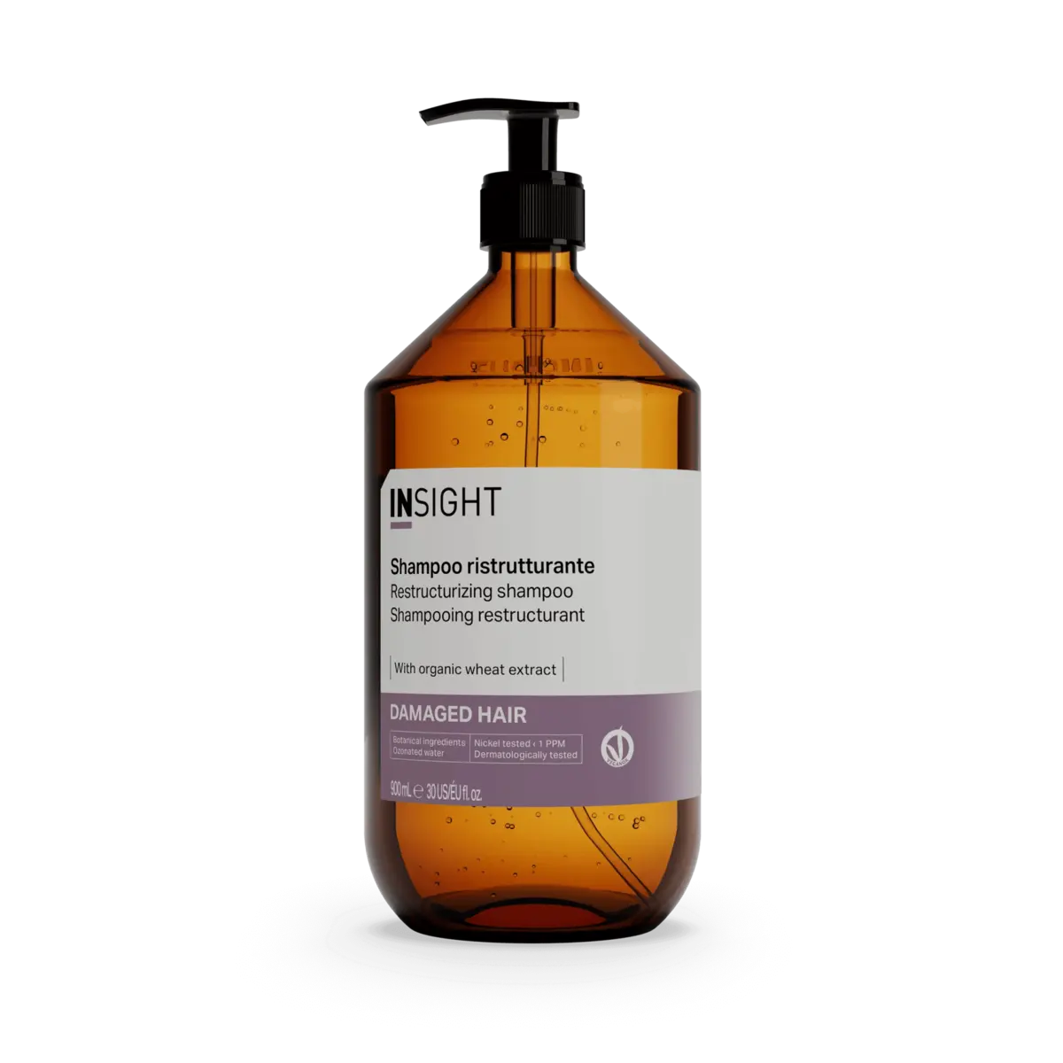Insight Professional Шампунь для восстановления поврежденных волос DAMAGED HAIR (стекло), 900 мл