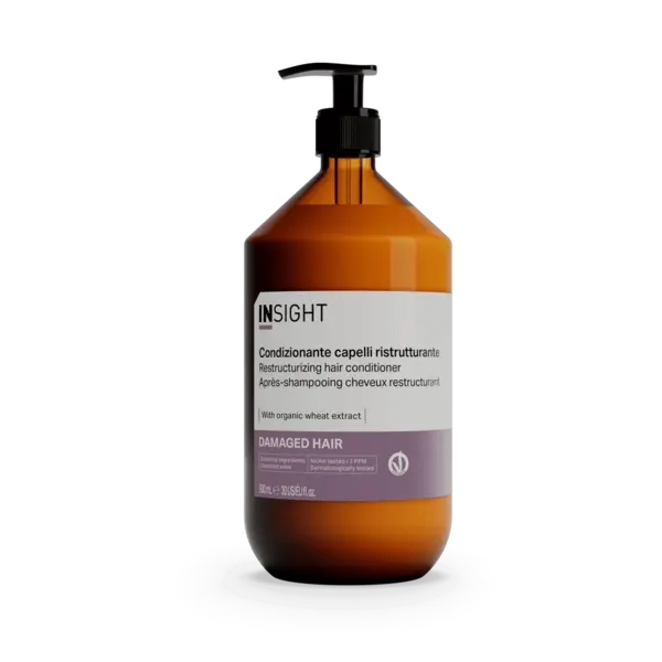 Купить Кондиционер для восстановления поврежденных волос DAMAGED HAIR (стекло), 900 мл Insight Professional Кондиционер для восстановления поврежденных волос DAMAGED HAIR (стекло), 900 мл