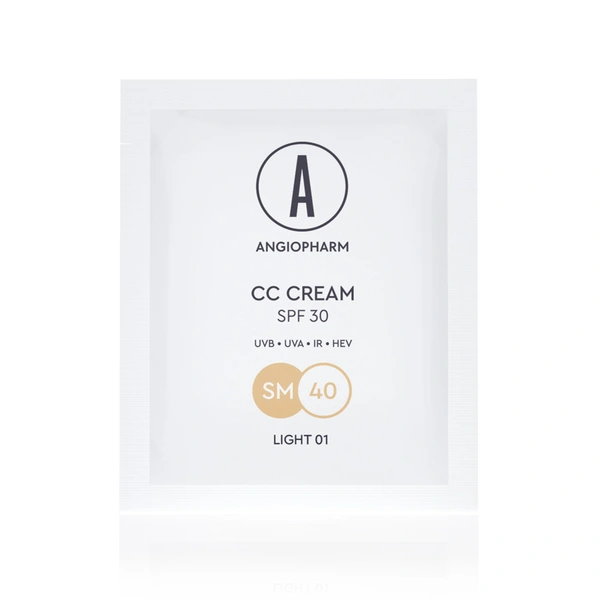 Купить пробник CC-крем SPF 30, 01 light, 3 мл ANGIOPHARM пробник CC-крем SPF 30, 01 light, 3 мл