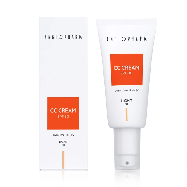 Купить CC-крем SPF 30, 01 Light, 30 мл (снято) ANGIOPHARM CC-крем SPF 30, 01 Light, 30 мл (снято)