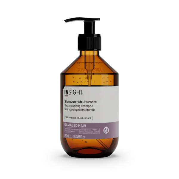Купить Шампунь для восстановления поврежденных волос DAMAGED HAIR (стекло), 350 мл Insight Professional Шампунь для восстановления поврежденных волос DAMAGED HAIR (стекло), 350 мл