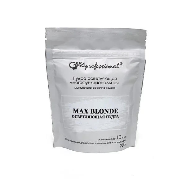 Gera Professional Пудра осветляющая многофункциональная Max Blonde, 200 г GERA