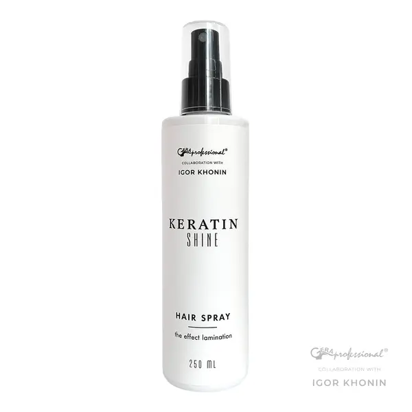 Купить Смываемый спрей-уход для волос Keratin Shine, 250 мл GERA Gera Professional Смываемый спрей-уход для волос Keratin Shine, 250 мл GERA