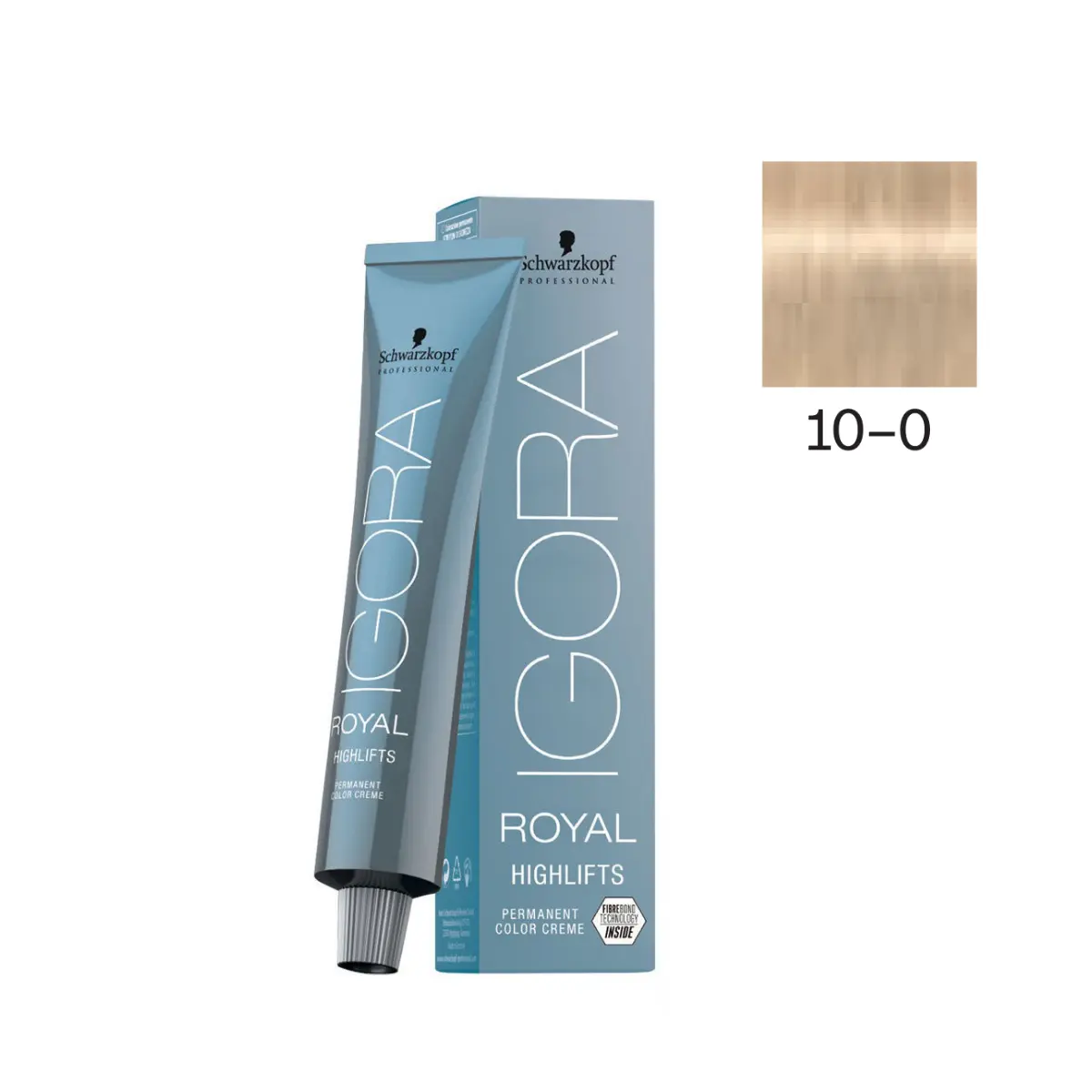 Schwarzkopf Professional 10-0 Экстрасветлый блондин натуральный Igora Royal Highlifts, 60 мл