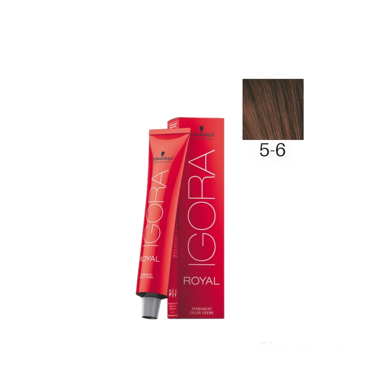 Schwarzkopf Professional 5-6 Светлый коричневый шоколадный, краска для волос Igora Royal, 60 мл