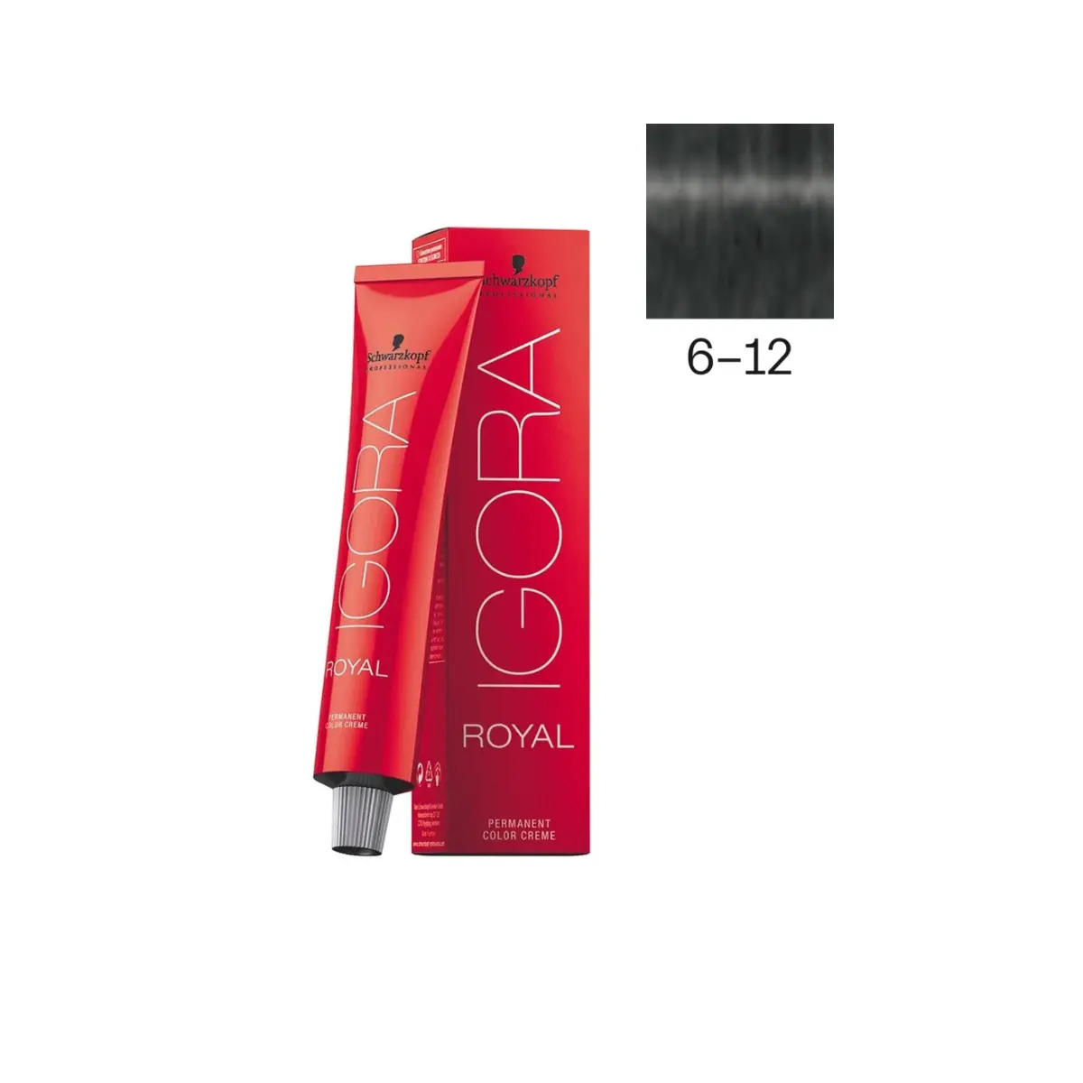 Купить 6-12 Темный русый сандрэ пепельный, краска для волос Igora Royal, 60 мл Schwarzkopf Professional 6-12 Темный русый сандрэ пепельный, краска для волос Igora Royal, 60 мл