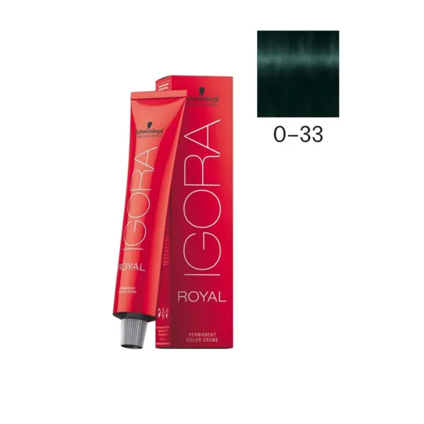 Schwarzkopf Professional МИКС 0-33 Зелёный микстон для волос Igora Royal, 60 мл