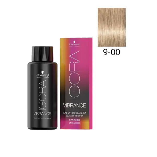 Schwarzkopf Professional 9-00 Блондин натуральный экстра, безаммиачный краситель тон-в-тон Igora Vibrance, 60 мл