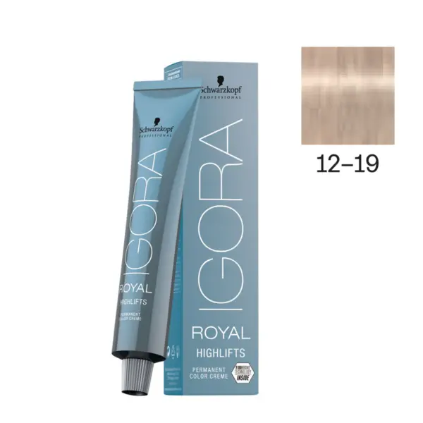 Schwarzkopf Professional 12-19 Специальный блондин сандре фиолетовый Igora Royal Highlifts, 60 мл