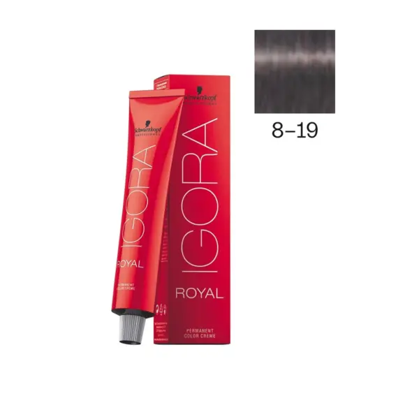 Купить 8-19 Светлый русый сандрэ фиолетовый, краска для волос Igora Royal, 60 мл Schwarzkopf Professional 8-19 Светлый русый сандрэ фиолетовый, краска для волос Igora Royal, 60 мл