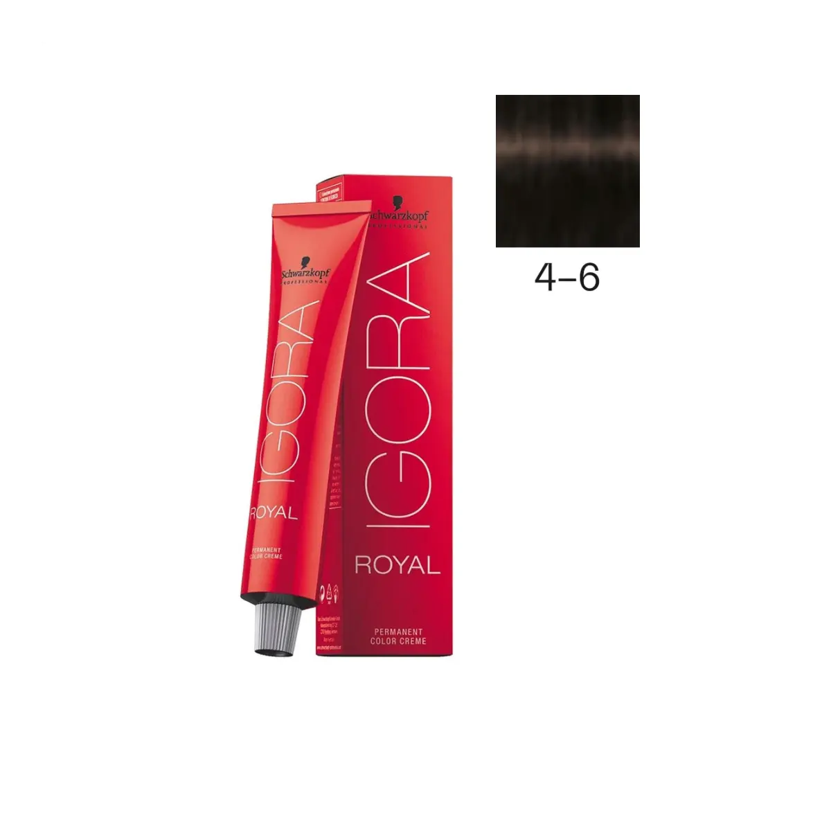 Schwarzkopf Professional 4-6 Средний коричневый шоколадный краска для волос Igora Royal, 60 мл