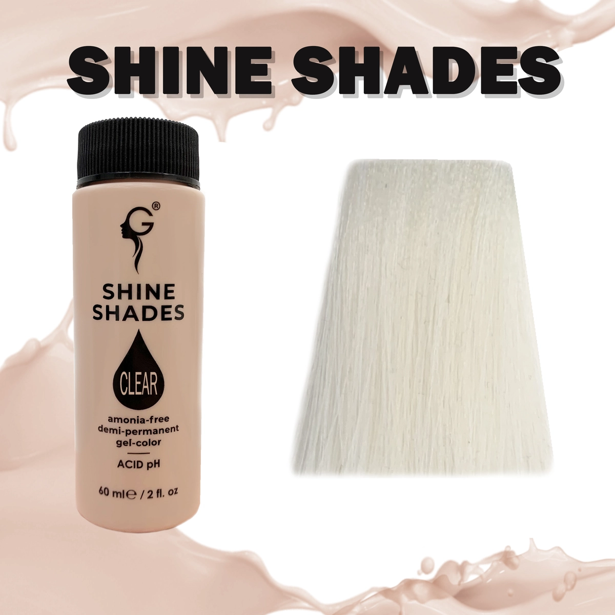 Gera Professional CLEAR полуперманентный гель-краситель Shine Shades, 60 мл