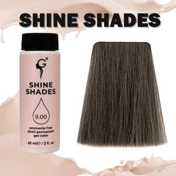 Купить 9.00 полуперманентный гель-краситель Shine Shades для седины, 60 мл Gera Professional 9.00 полуперманентный гель-краситель Shine Shades для седины, 60 мл