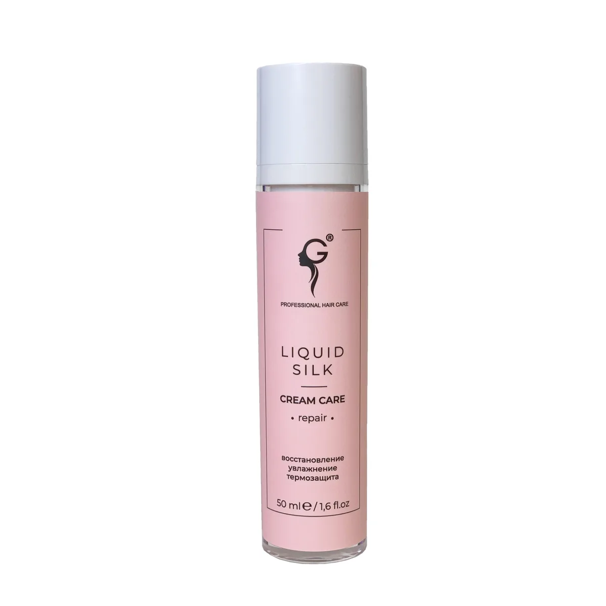 Gera Professional Восстанавливающий несмываемый термозащитный уход LIQUID SILK, 50 мл GERA