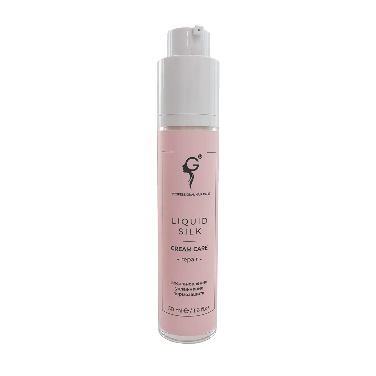 Gera Professional Восстанавливающий несмываемый термозащитный уход LIQUID SILK, 50 мл GERA