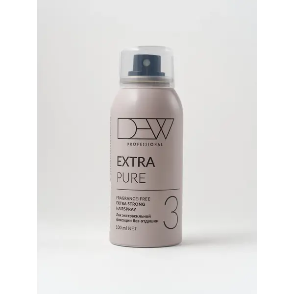 Dew Professional Лак экстрасильный без отдушки PURE, 100 мл