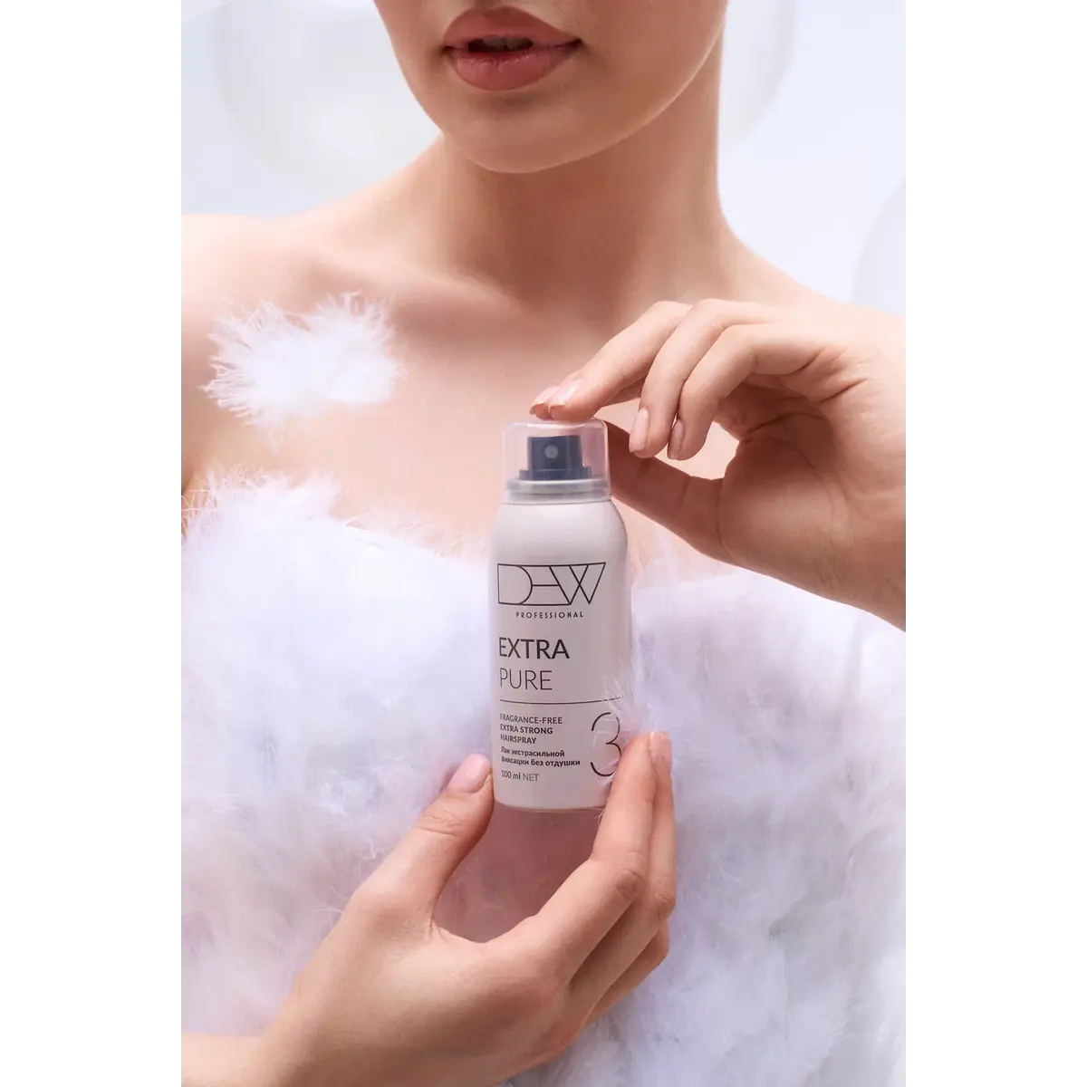Dew Professional Лак экстрасильный без отдушки PURE, 100 мл