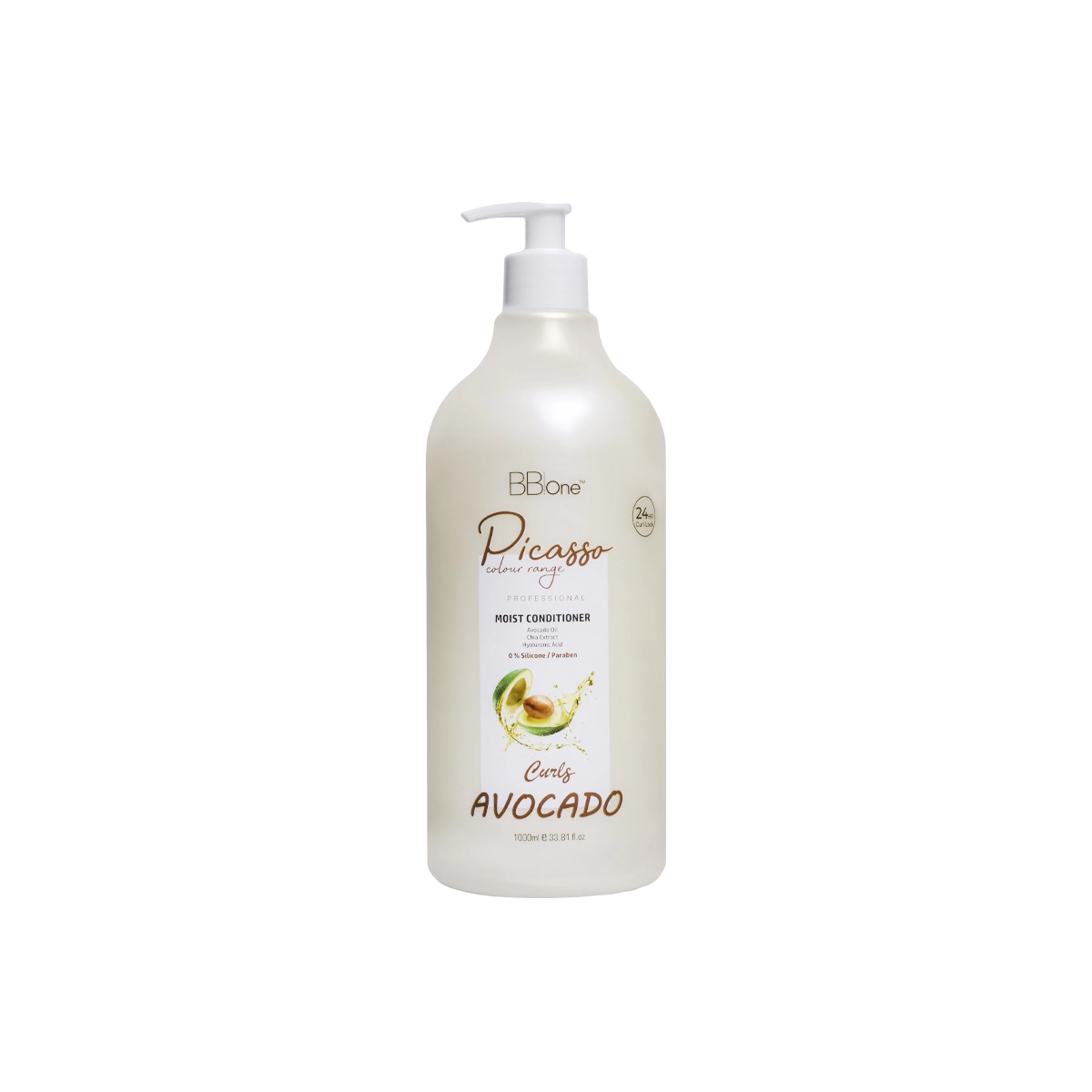 PICASSO Кондиционер для кудрявых волос Picasso Avocado Curls Moist Conditioner, 1000 мл