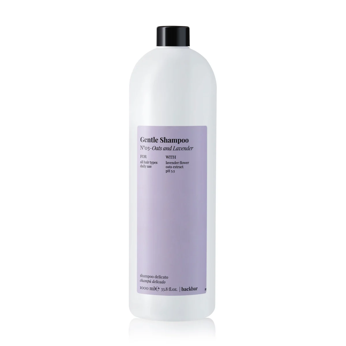 FarmaVita Шампунь Ежедневный для всех типов волос №03 Back Bar Gentle Shampoo, 1000 мл
