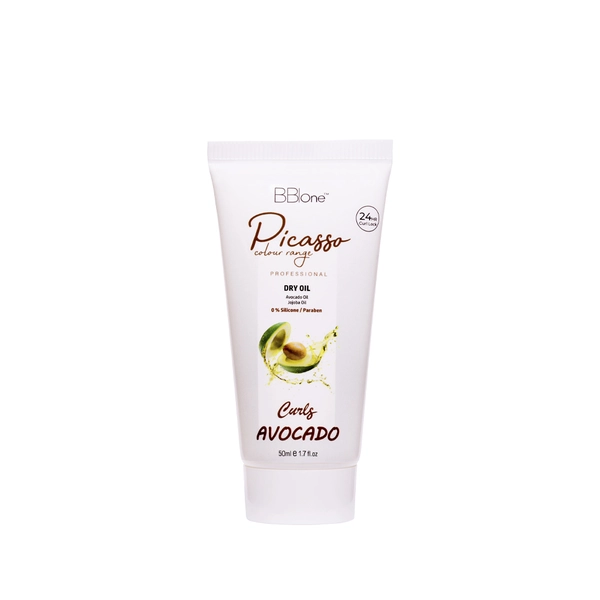 Купить Масло для кудрявых волос Picasso Avocado Curls Dry Oil (туба), 50 мл PICASSO Масло для кудрявых волос Picasso Avocado Curls Dry Oil (туба), 50 мл