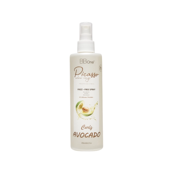 PICASSO Спрей для кудрявых волос Picasso Avocado Curls Frizz Free Spray, 250 мл