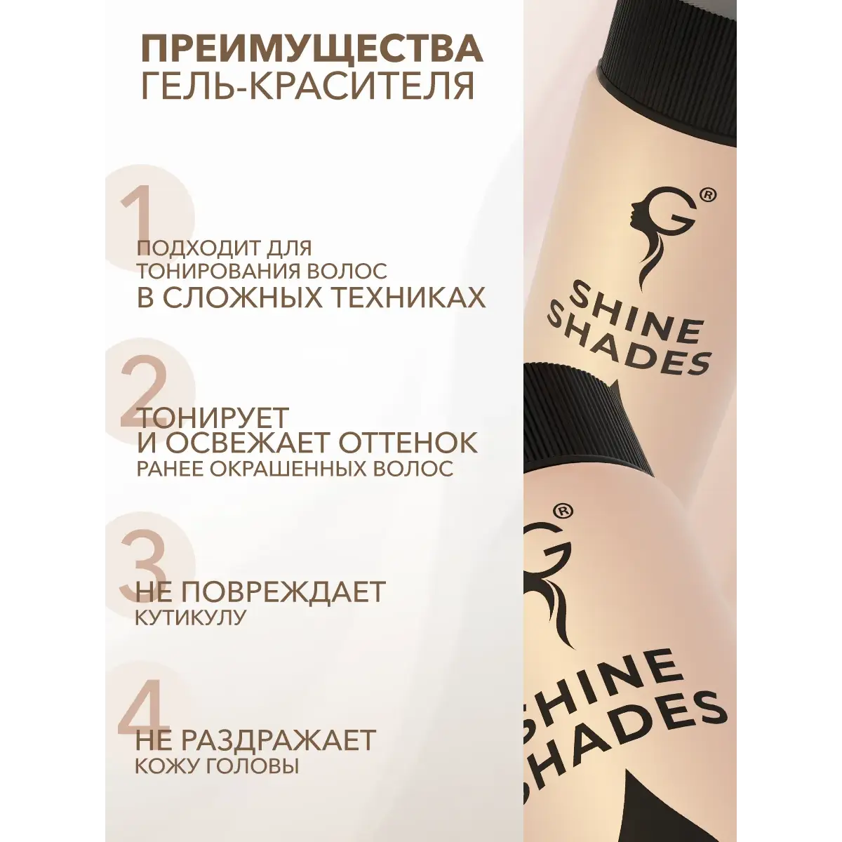 Gera Professional 5.66 полуперманентный гель-краситель Shine Shades, 60 мл