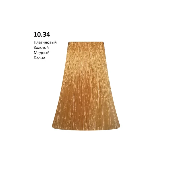 PICASSO 10.34 Platinum Gold Copper Blond, Платиново-золотой медный блонд AMMONIA FREE, 100 мл