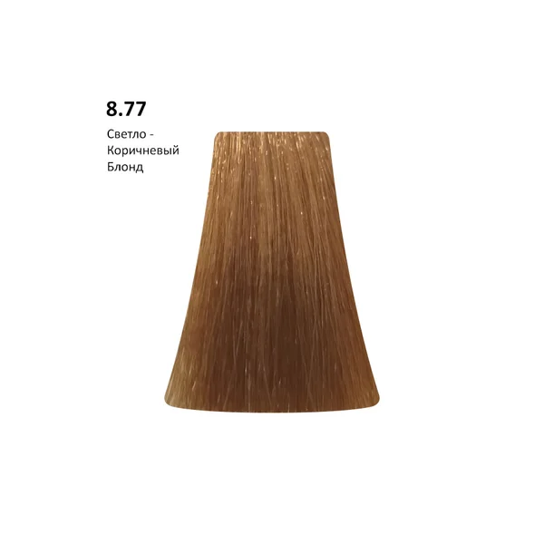 PICASSO 8.77 Light Brown Blond, Светло-коричневый блонд AMMONIA FREE, 100 мл