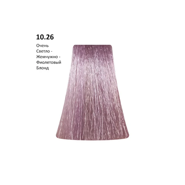 PICASSO 10.26 Very Light Blond Pearl Violet, Очень светло-жемчужно-фиолетовый блонд AMMONIA FREE, 100 мл