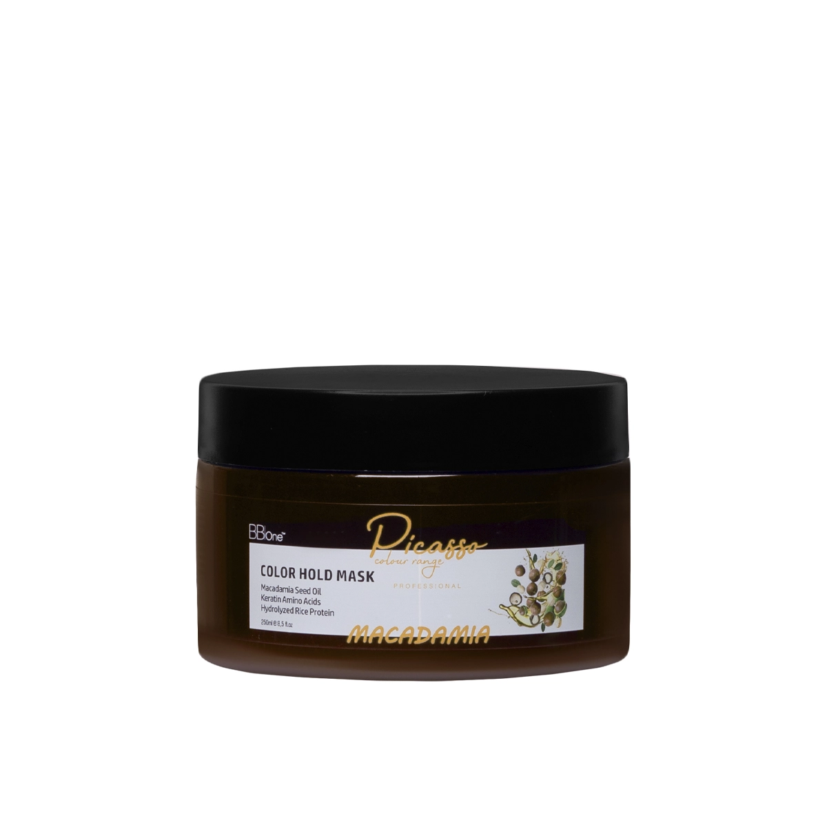 PICASSO Маска Macadamia для сохранения цвета волос Color Hold, 250 мл