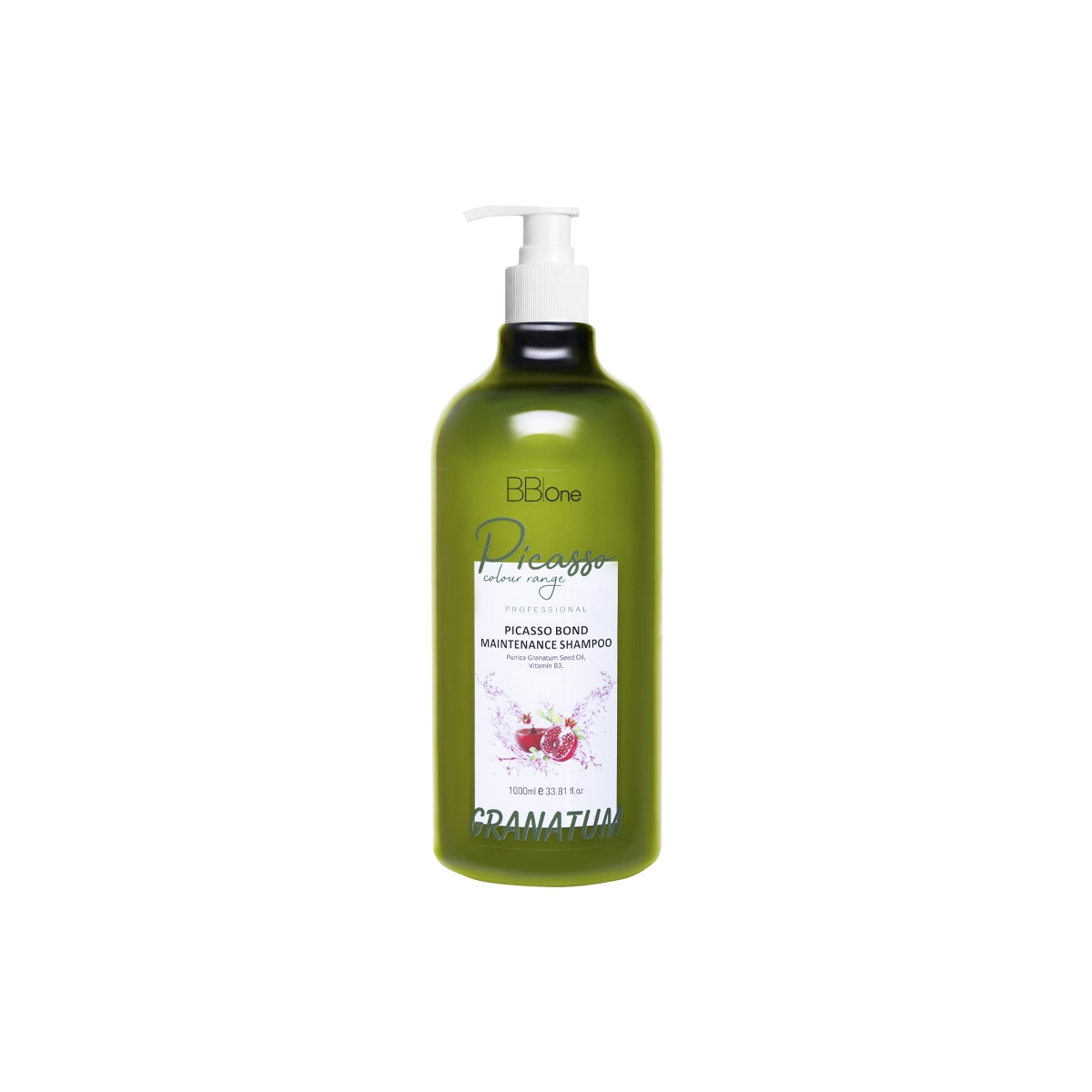 PICASSO Шампунь для чувств. кожи головы и ослабленных волос Picasso Granatum Bond Maintenance Shampoo,1000мл