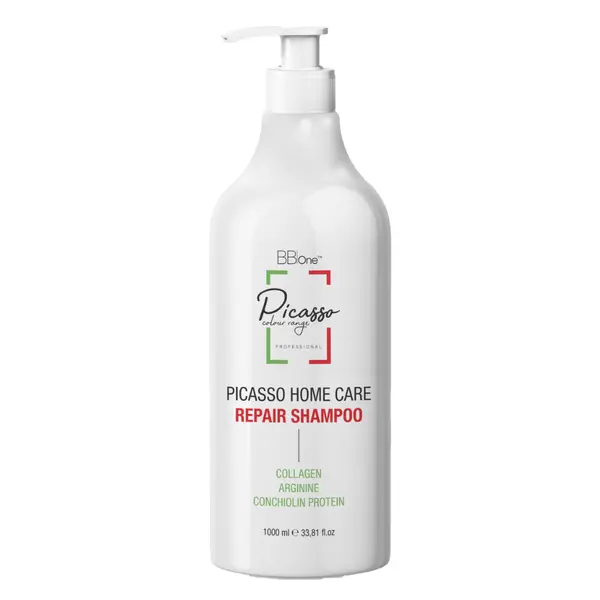 PICASSO Шампунь для окрашенных и осветленных волос Picasso Home Care Repair Hair Shampoo, 1000 мл