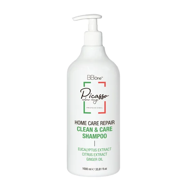 PICASSO Шампунь для очищения кожи головы Picasso Home Care Repair Clean & Care Shampoo, 1000 мл
