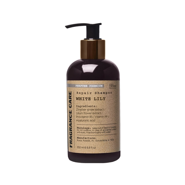 BB One Парфюмированный шампунь Fragrance care Repair shampoo Белая Лилия/White lily, 250 мл