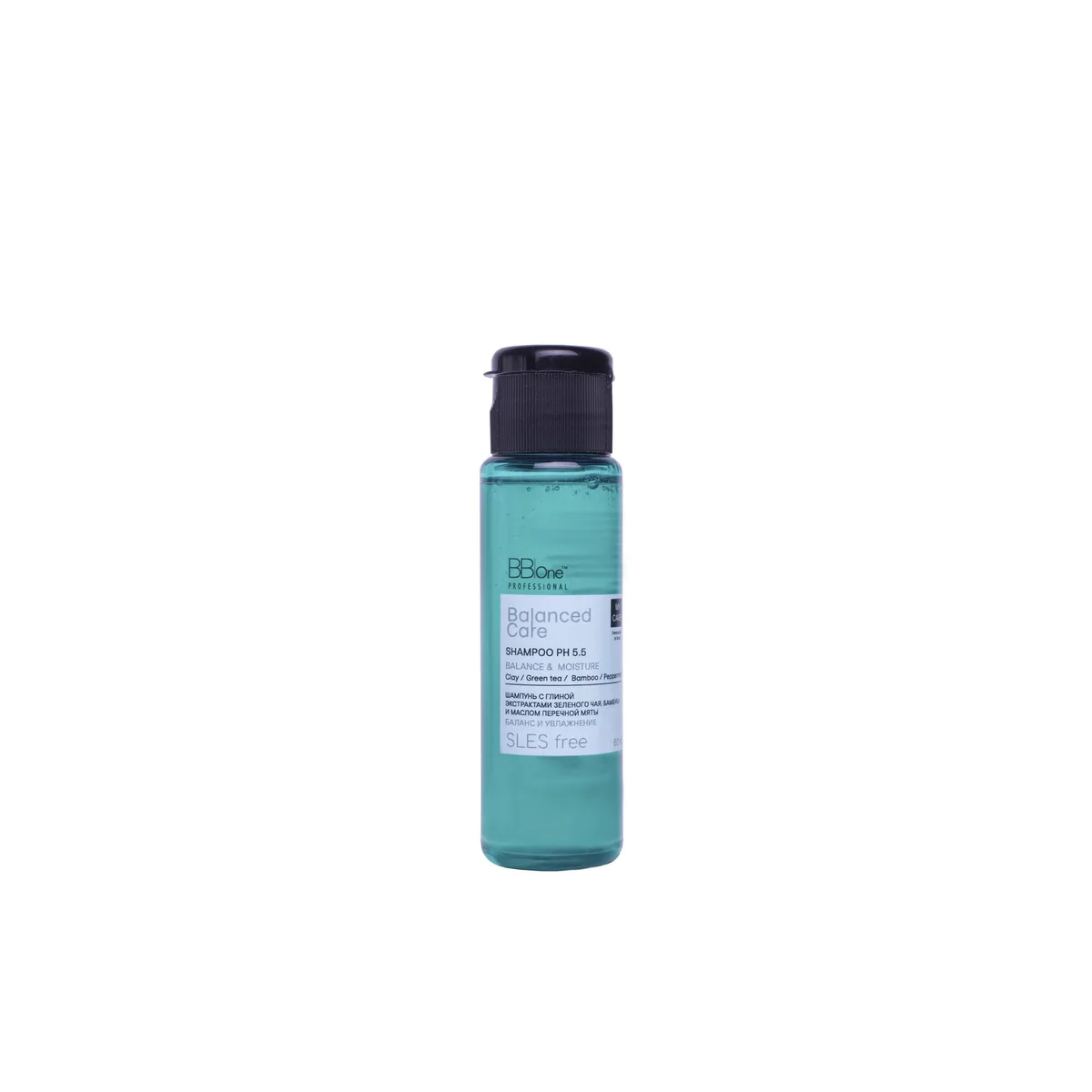 BB One Шампунь My Care Balanced care Organic Shampoo Balance & Moisture, 60 мл