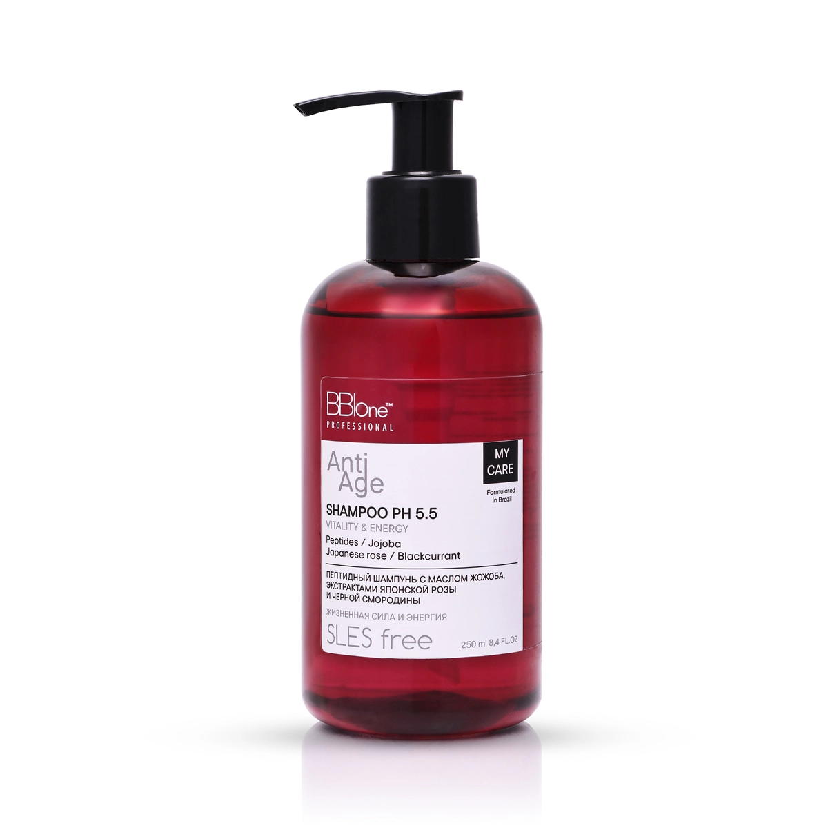 Купить Шампунь My Care Anti-Age Shampoo Vitality & Energy, 250 мл BB One Шампунь My Care Anti-Age Shampoo Vitality & Energy, 250 мл