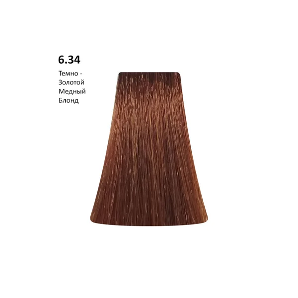 Купить 6.34 Dark Gold Copper Blond, Темно-золотой медный блонд AMMONIA FREE, 100 мл PICASSO 6.34 Dark Gold Copper Blond, Темно-золотой медный блонд AMMONIA FREE, 100 мл