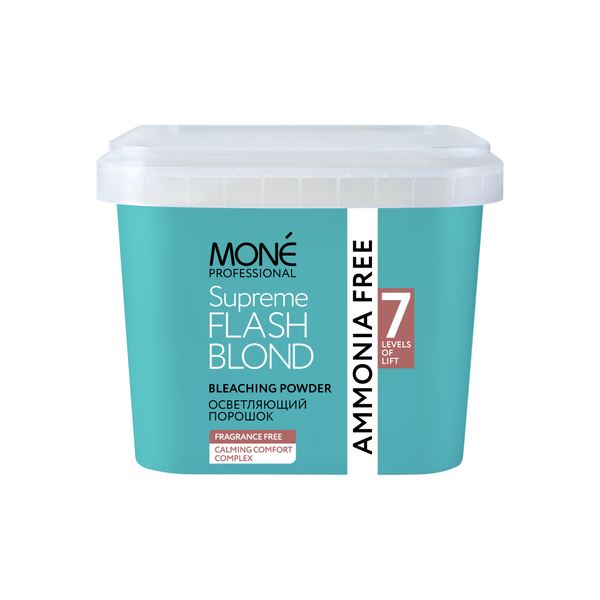 Купить Осветляющий порошок Флеш Блонд Flash Blond Supreme без Аммиака, 500 гр Mone Professional Осветляющий порошок Флеш Блонд Flash Blond Supreme без Аммиака, 500 гр