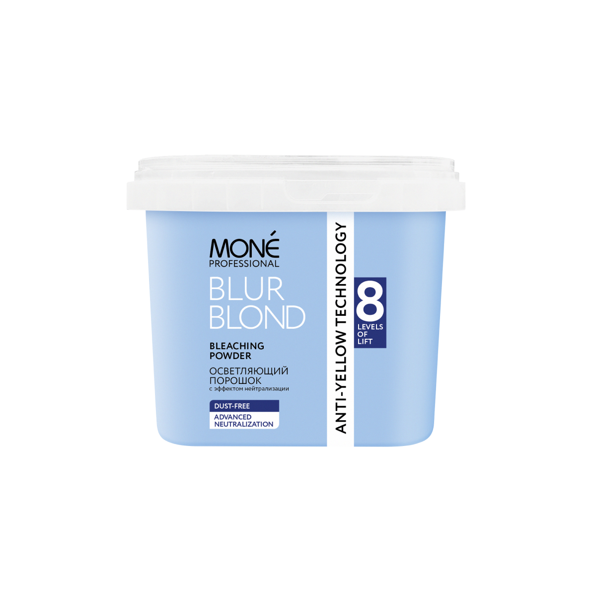 Mone Professional Осветляющий порошок BLUR BLOND (8 уровней), 500 гр