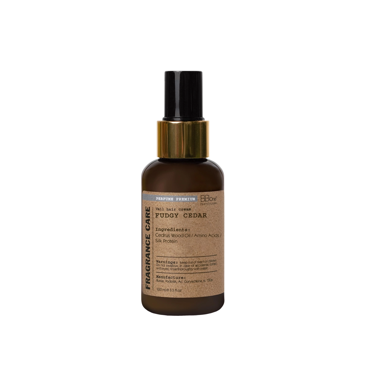 BB One Парфюмированный крем-вуаль Fragrance Care Veil hair cream Fudgy Cedar, 100 мл