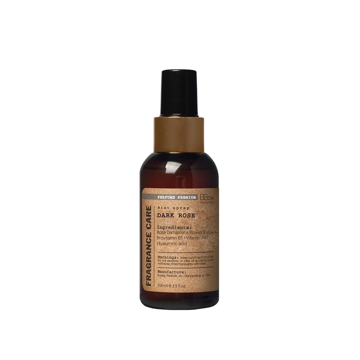 BB One Парфюмированный спрей-мист для волос Fragrance Care Mist Spray Dark Rose, 100 мл