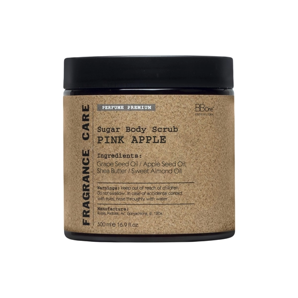 BB One Парфюмированный скраб для тела FRAGRANCE CARE Sugar Body Scrub PINK APPLE, 500 мл