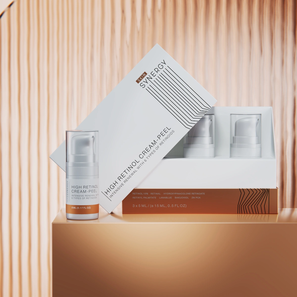 Skin Synergy Крем-пилинг с высоким содержанием ретинола High Retinol Cream-Peel Skin Synergy, 3*5 мл