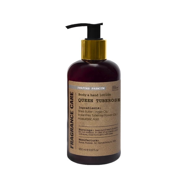 Купить Парфюмированный лосьон Fragrance care Body&Hand Lotion КОРОЛЕВА ТУБЕРОЗА/Queen Tuberose, 250 мл BB One Парфюмированный лосьон Fragrance care Body&Hand Lotion КОРОЛЕВА ТУБЕРОЗА/Queen Tuberose, 250 мл